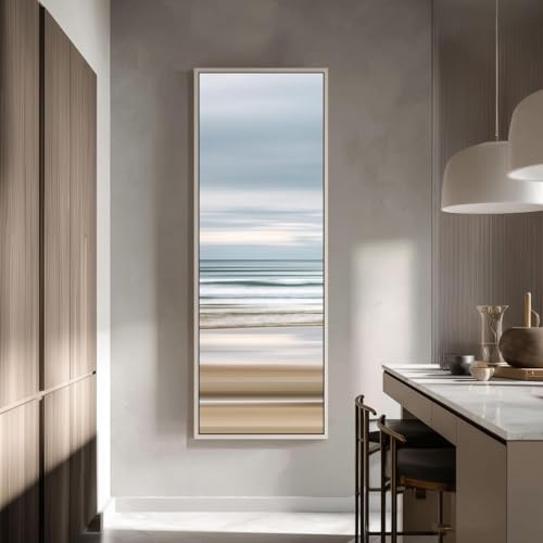 Décoration murale plage et océan | Grande toile verticale