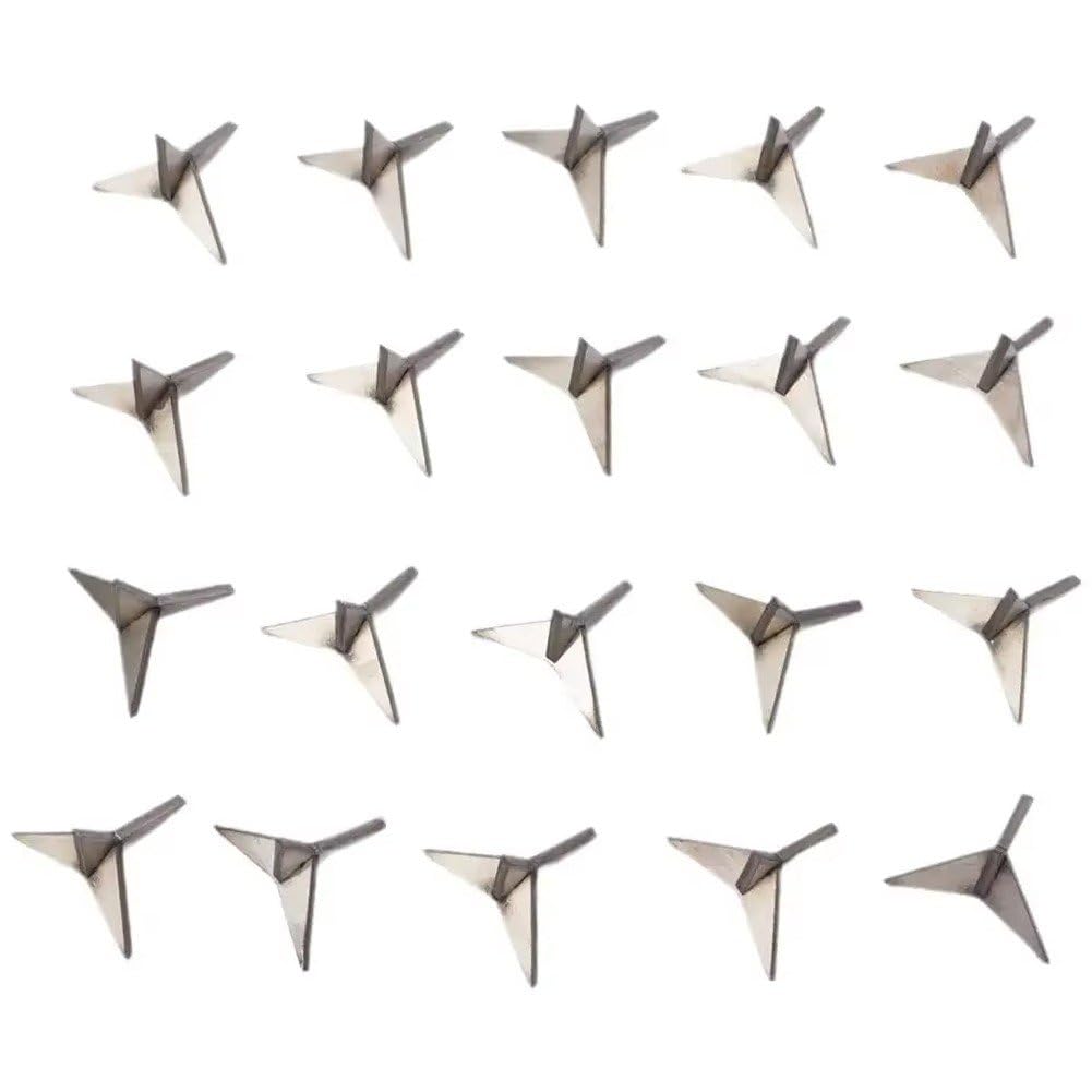 Juego De 20 Clavos Antipinchazos Ligeros para Neumáticos De Automóviles, Antirrobo, con Forma De Triángulo. Clavos Antipinchazos para Neumáticos De Coche.