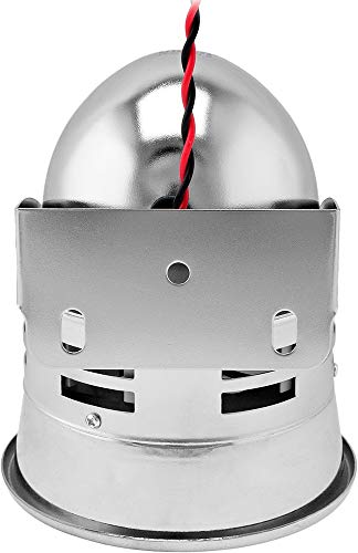 Vixen Horns Loud Electric Motor Driven Metal Alarm/Siren (Air Raid) 12V Chrome Plated VXS4006C - Thumbnail 3