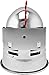 Vixen Horns Loud Electric Motor Driven Metal Alarm/Siren (Air Raid) 12V Chrome Plated VXS4006C