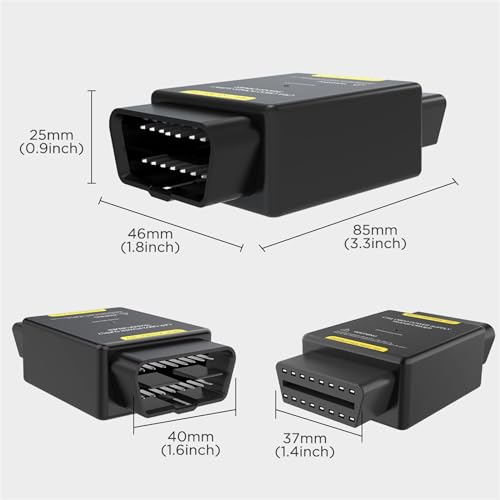Image of 24V to 12V OBD2 Voltage Converter, 16-Pin Truck Scan Tool Adapter