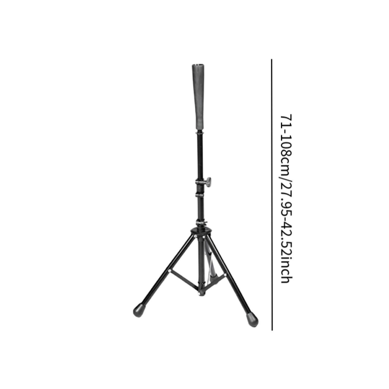 Menolana Baseball Hitting Tee Tripod Stand Base Easily Fold up Set up Practical Softball Tee Height Adjustable for Exercise Beginners