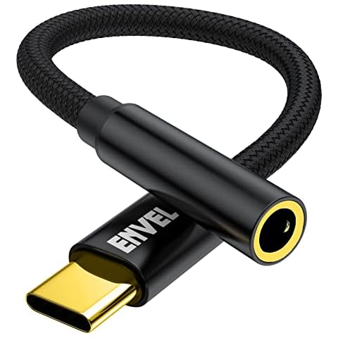 Adaptador USB C a Conector de Auriculares de 3,5 mm con Chip DAC Estéreo Cover