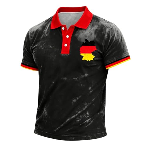 Polo homme respirant pour l'été | T-shirt manches courtes imprimé