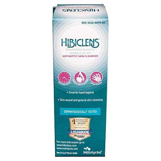 Hibiclens – Antimicrobial and Antiseptic Soap and Skin Cleanser – 4 oz – for Home and Hospital – 4% CHG
