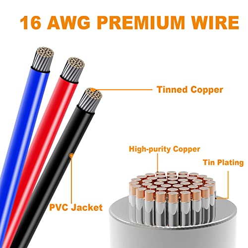 Twippo 20 Kits 16 Awg 2 Pin Connector Waterproof Wire Connectors 2 Pin Automotive Electrical Connectors Quick Disconnect 2 Wire Connectors With 16 Gauge Wire #TOP2