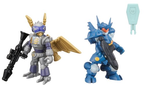 Lbx Battle Custom Figure Set Lbx Sea Serpent Lbx Bibinbird Completed - vue 2
