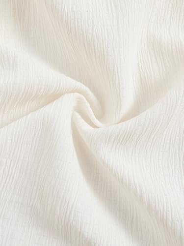 Women's Tie Bow Front Cardigan Long Bell Sleeve Blouse Crop Top Shirt Casual Deep V Neck Top4