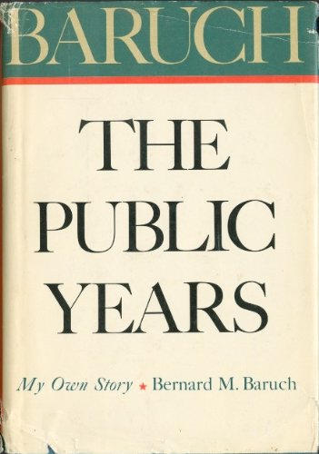 Baruch: The Public Years [French] B0019UUJCE Book Cover
