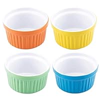 Algopix Similar Product 3 - Uno Casa 5 oz Ceramic Ramekins Set 
