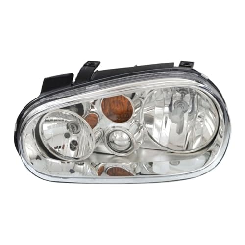 Cygmophing for VW for Golf 2002-2005 1pc Headlight Lamp Left Clear Lens w/Bulbs VW2502123