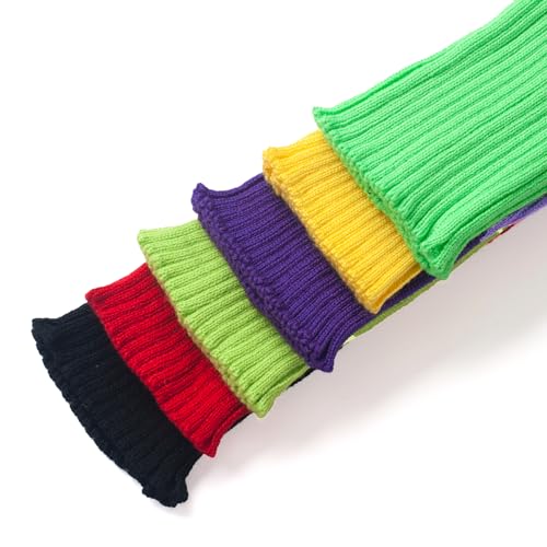 Leg Warmers for Kids Girls Toddler Leg Socks Neon Knit Ribbed Baby Leg Warmers Boys Arm Warmer, 80s Outfit for Kids4