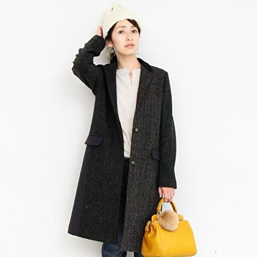 Amazon ビューティ ユース レディース Beauty Youth By ハリスツイードチェスターコート Dk Gray Small コート ジャケット 通販