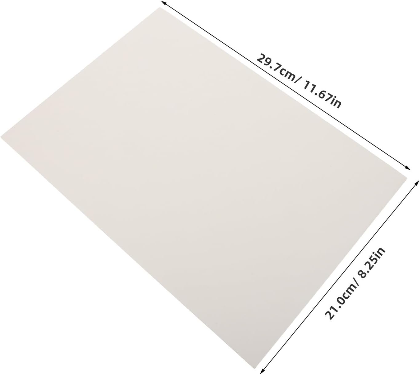 100pcs Ivory Cardstock Cover Stock Paper A4 Size