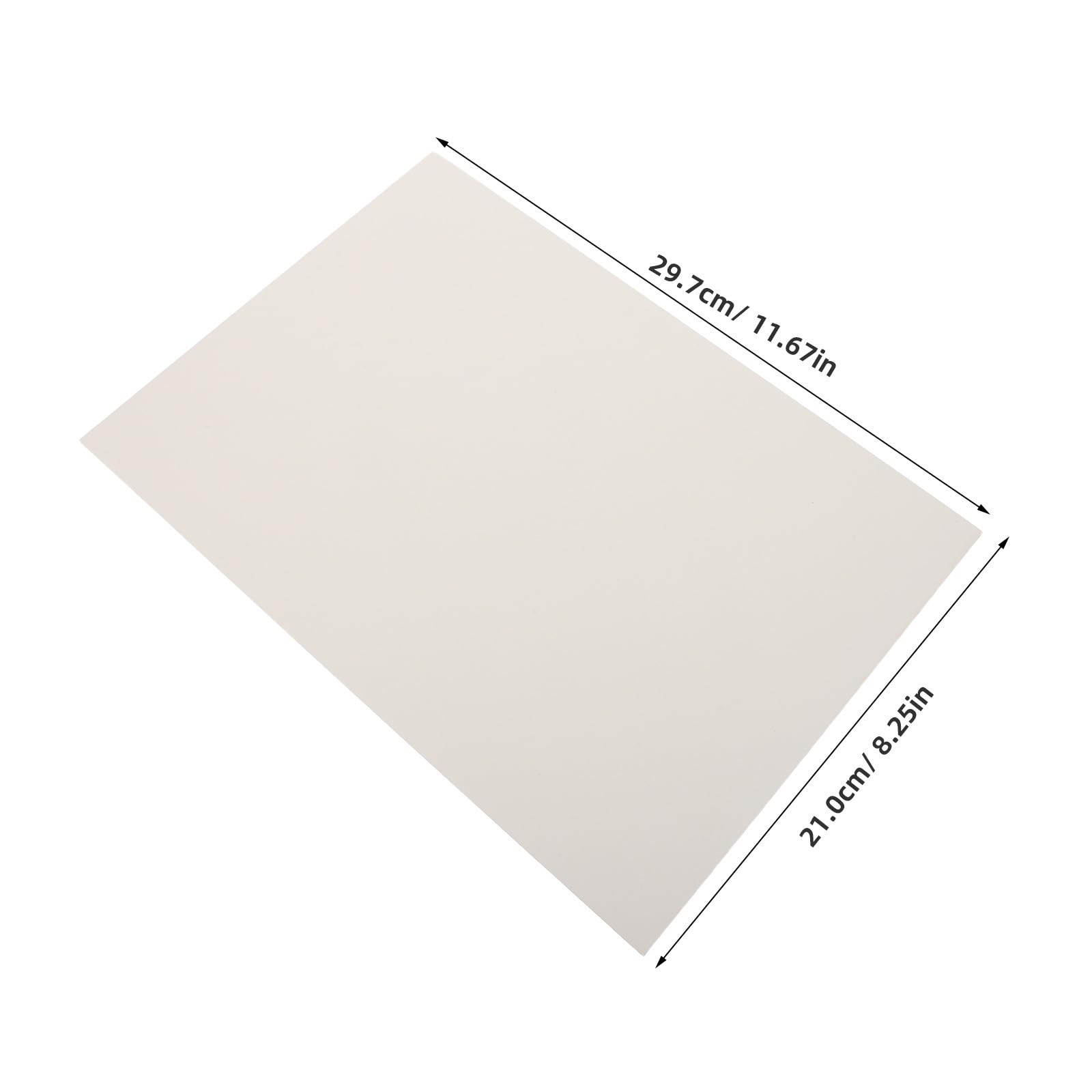 Alasum 100 Pezzi Cartoncino Avorio Carta Copertina A4, Carta Spessa