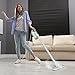 Newbealer Steam Mop & Detachable Handheld Cleaner, 250ml 1200W Powerful Floor Steamer, 3 Adjustable Levels for Carpet Laminate Hardwood Grout, Carpet Glider, 7 Multi-purpose Accessories & 2 Pads