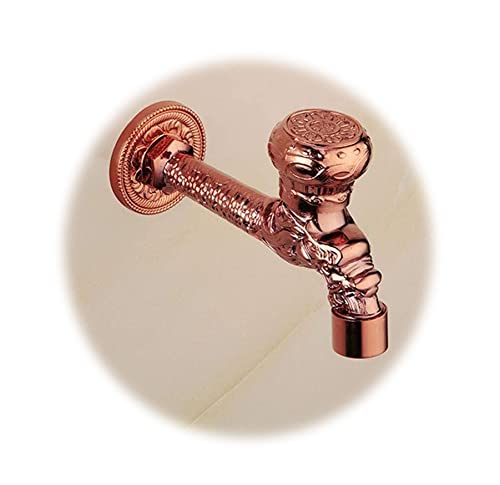 Robinet évier cuisine mural vintage en cuivre pour fontaine eau froide maison
