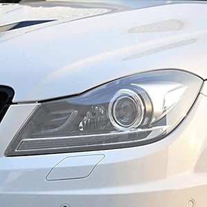 OPisuda Auto koplamp zwarte beschermfolie om transparante TPU beschermfolie accessoires te beschermen, voor Mercedes…