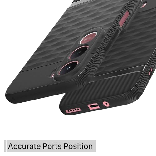 Image of Pikkme Back Cover for Vivo Y31 5G Camera Protection 3D Hexa Cube Design Silicone Protective Bumper Case (Black)