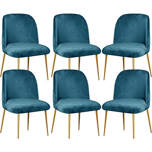 Super Stretch Dining Room Chair Covers Slipcovers Set Of 2/4/6, Shell Chair Cover Velvet For Mid Century Modern Chair, Armless Chair Cover Lounge,C,6Pack #TOP20