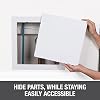 Oatey 34055 Plastic Access Panel, 6-Inch by 9-Inch, White