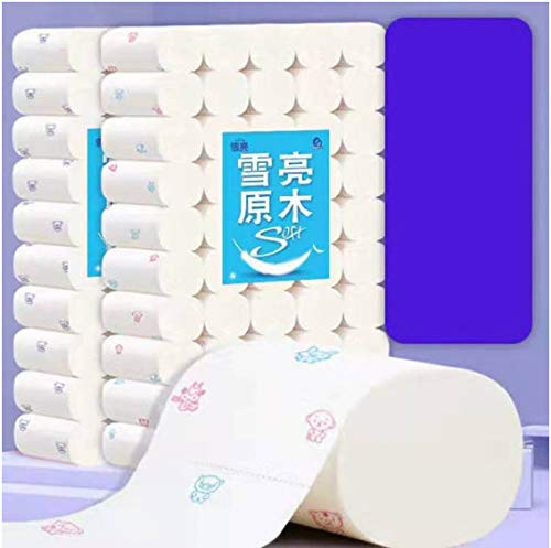 Towels Tissue Soft Printed Pattern Bathroom Washroom Toilet Kitchen Papers Home Cleaning Hygiene Tissue 10roll