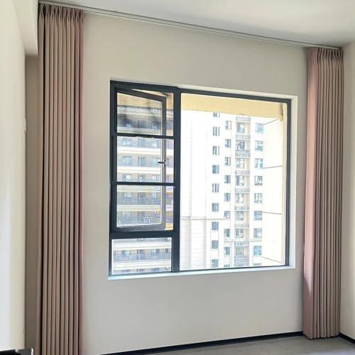 Binario curvo per tende da soffitto, 2 m, asta flessibile per tende morbide per finestre, sistema divisorio, ideale per finestre ad arco e soluzioni di separazione dello spazio