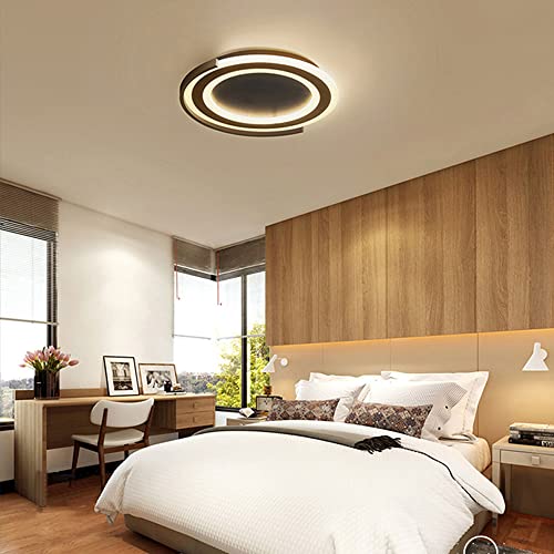 Plafonnier à anneaux multiples moderne LED et lampe de plafond créative