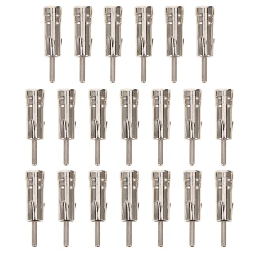 Adaptador de antena para radio de coche HAPINARY con conector ISO DIN, kit de 20 piezas