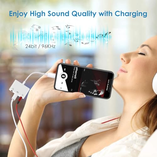 Sanjyut Usb C To 3.5Mm Headphone Splitter 3 In 1 Usb C To Aux Adapter Dual 3.5Mm Audio Jack And Pd 60W Fast Charging Compatible With Iphone 15/Ipad Pro/Samsung Galaxy/Google Pixel/Motorola thumb #3