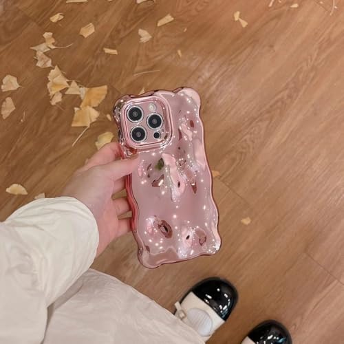 Coque de protection souple pour appareil photo iPhone 15 ondulé
