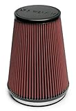 Airaid 701-469 Universal Clamp-On Air Filter: Round Tapered; 6 in (152 mm) Flange ID; 9 in (229 mm) Height; 7.25 in (184 mm) Base; 5 in (127 mm) Top