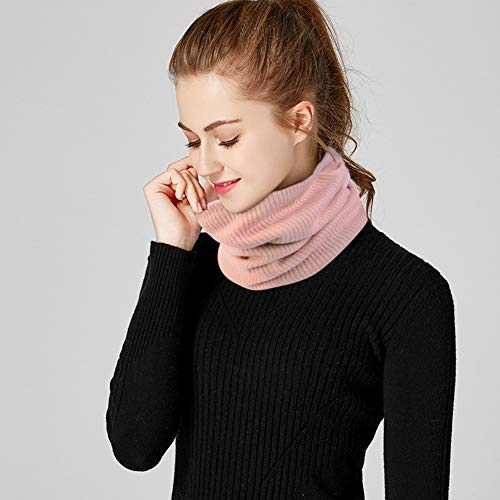 Chalier Fashion 2 Pack Unisex Schal Winter Loop Strickschal Schlauchschal für GehenLaufski Outdoor Täglicher Verschleiß Damen Herren