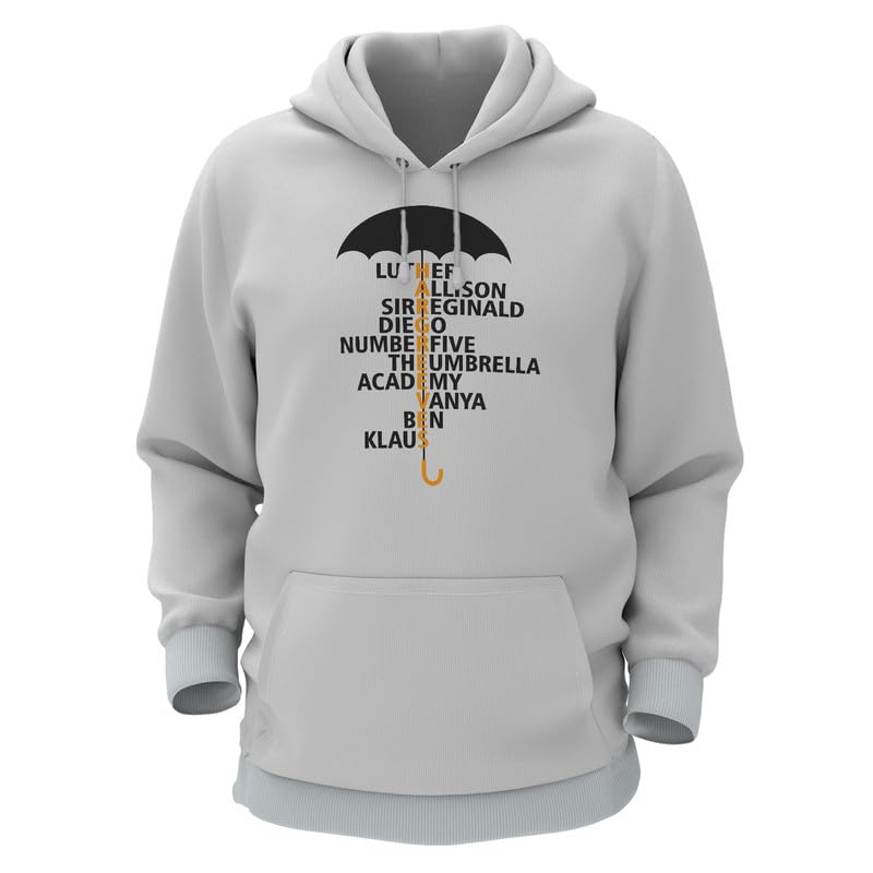 Cotton Hoodie for Men & Women | 350 GSM 100% Pure Cotton Outfit |Graphic Printed Casual Wear |The Umbrella Acadamy-5|-image-43