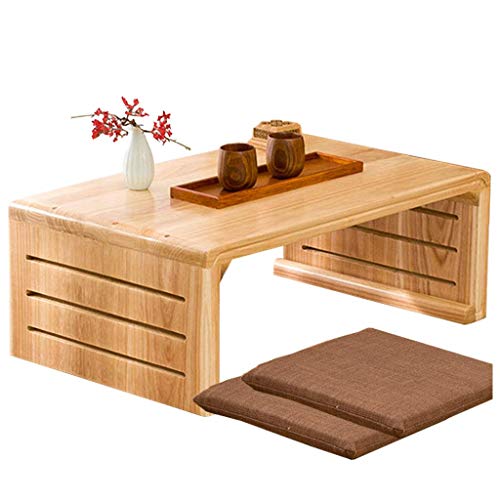 Table basse bureau style japonais multifonctionnelle pour salon