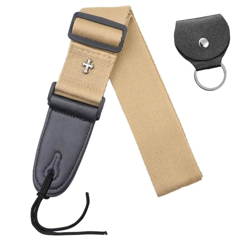 UEPOA Gitarrengurt Verstellbarer Gitarrengurt Akustikgitarre mit...