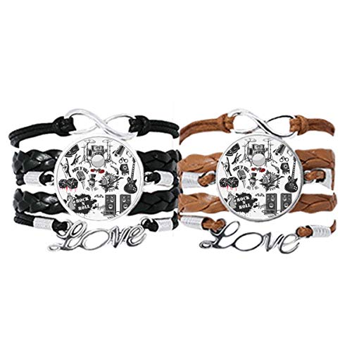 Bracelet en cuir avec motif illustré aux finitions soignées premium