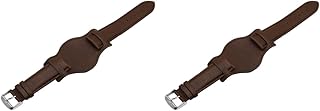 Gatuida Wrist Wraps Reloj para Hombre Inteligente 2 pcs Classical Cowhide Strap Cowhide Watchband Anti-Metal Allergy Strap Reloj Inteligente para Hombre Wrist Straps
