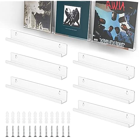 THATSRAD Wall Mounted Vinyl Record Shelf Cover