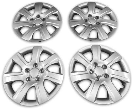 16 inch Hubcap for 2010 2011 Toyota Camry Wheel Cover 16 in Hub Cap Silver - Set of 4 Pcs