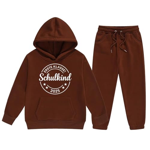 Ensemble à capuche garçon confortable contre le froid automne hiver