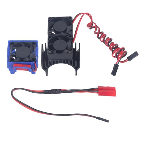Grado di Impermeabilità IP44: Questo set ventola RC è sviluppato con grado di protezione IP44, progettato per resistere a spruzzi d'acqua e condizioni umide senza comprometterne le prestazioni. Che tu guidi attraverso pozzanghere o sotto una pioggia leggera, la costruzione impermeabile assicura un funzionamento efficace