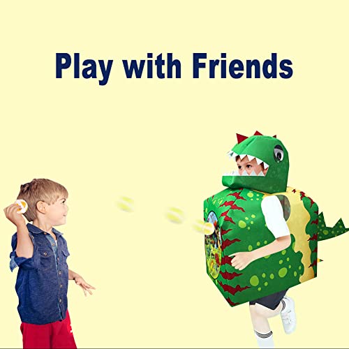 Original Dinosaur Costume With Target And Sticky Ball Game - Dinosaur Costume Playhouses Indoor Outdoor Fun Chasing Game Family Party Play Game For Kids 3 4 5 6 Years Old #TOP1