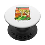 Serval Leptailurus Serval Vintage Animal Lover des années 70 PopSockets PopGrip Interchangeable
