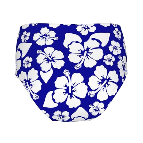Hawaiian Hibiscus Flowers Girls' Underwear Soft Cotton Little Girls Panties Comfort Briefs2