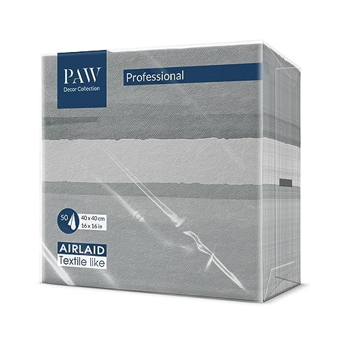 PAW - Servietten aus Airlaid - Stoffähnlich (40 x 40 cm) I 50 Stück...
