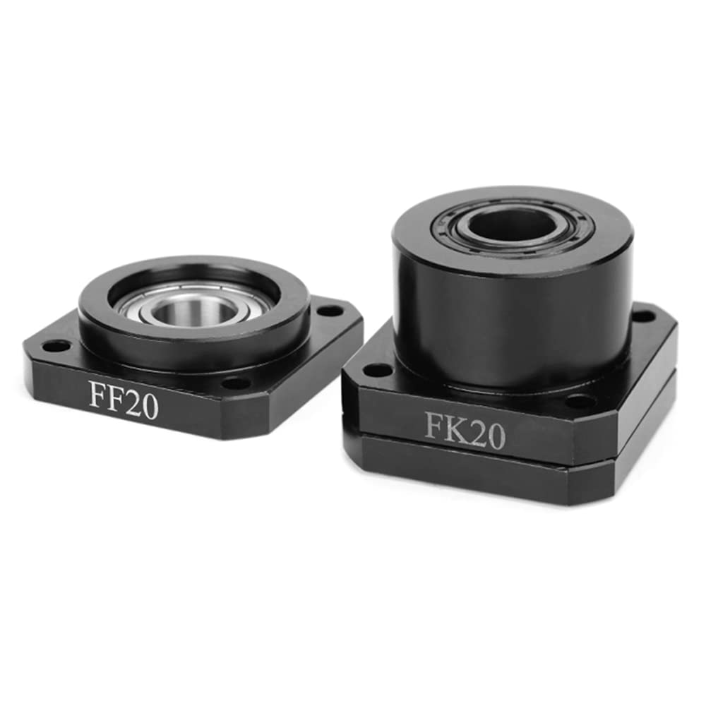 Support d'extrémité de vis à billes 1 pcs,Angular Contact C5,FK10 FF10