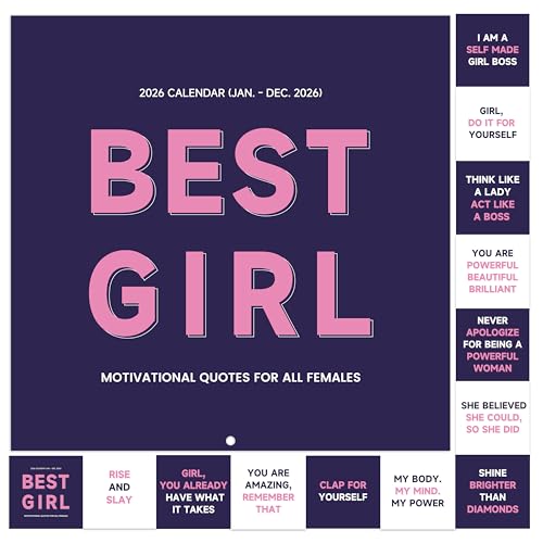 2026 Inspirational Wall Calendar with Quotes