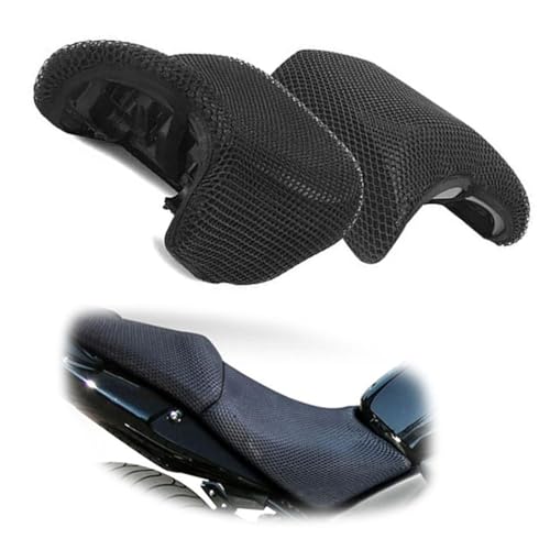 Funda de asiento para Honda CBF 600 y 1000 cojín protector negro para motocicleta