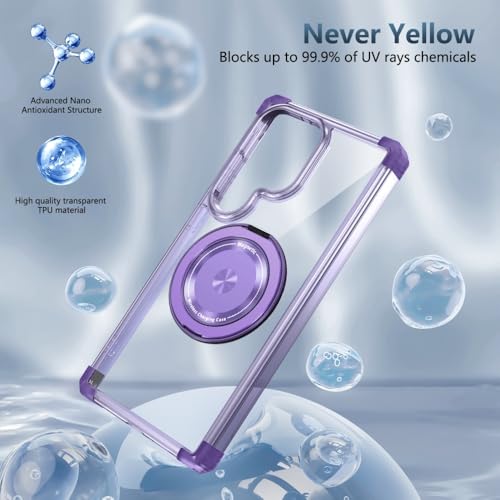 Coque Samsung S25 silicone noir idéale pour regarder vos vidéos avec anneau - 2